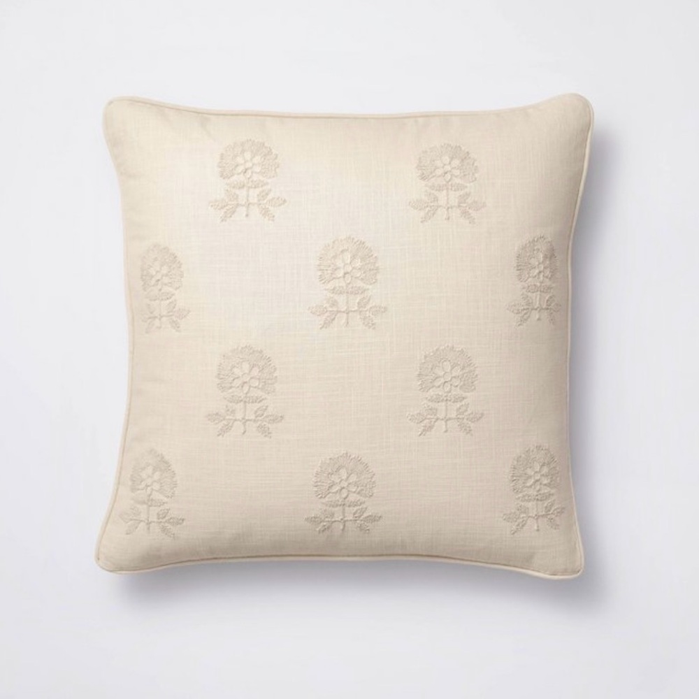 Threshold Studio McGee Embroidered Decorative Pillow 2